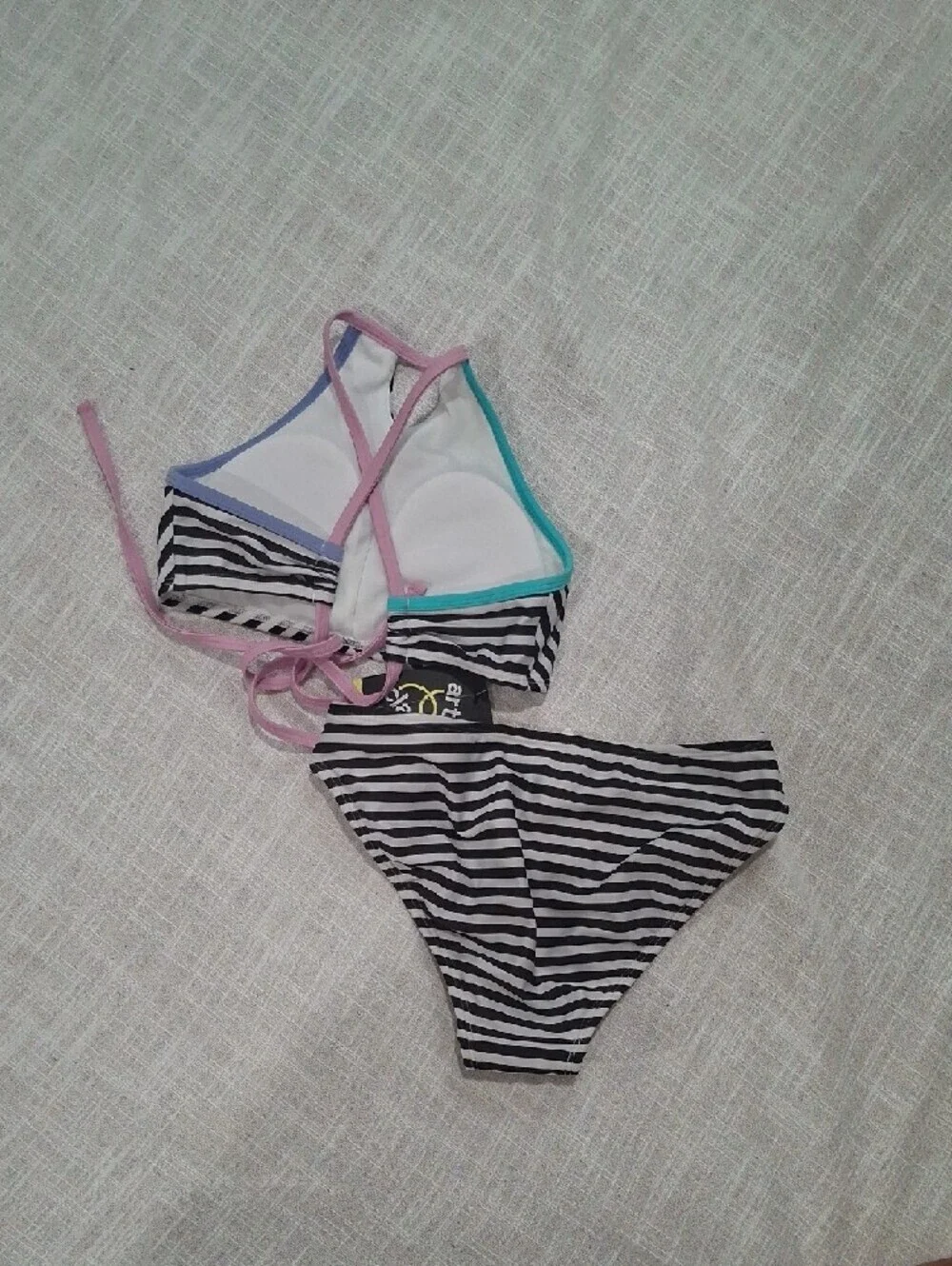 N.W.T art class Black and White Bikini Swimsuit  Size 10/12